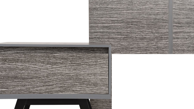 Recamara KS 3 Piezas Patricia - Gris