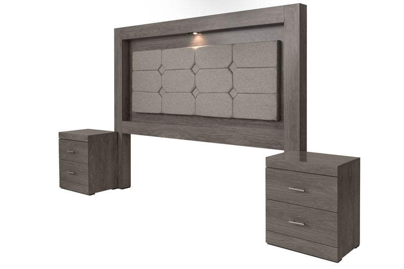 Recamara KS 3 Piezas Kirena - Gris