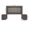Recamara KS 3 Piezas Kirena - Gris