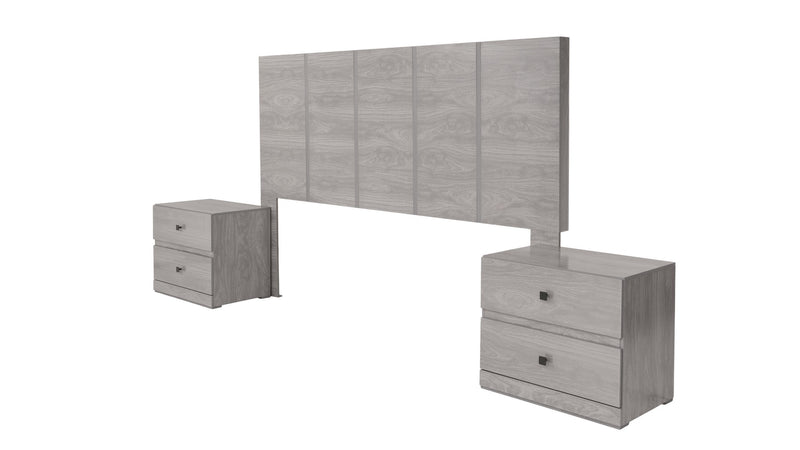 Recamara KS 3 Piezas Louis - Gris