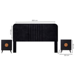 Recamara KS 3 Piezas Luell - Negro