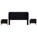Recamara KS 3 Piezas Guelara - Negro