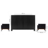Recamara KS 3 Piezas Yukina - Negro