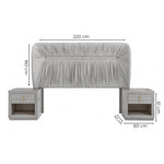 Recamara KS 3 Piezas Auma - Gris