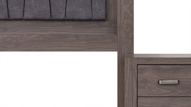 Recamara KS 3 Piezas Vizela - Gris