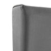 Cabecera Matrimonial/Queen Size Odelia - Gris