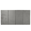 Cabecera King Size Odelia - Gris