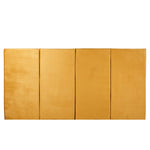 Cabecera King Size Odelia - Mostaza