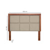 Cabecera KS Gizella - Nogal y Beige