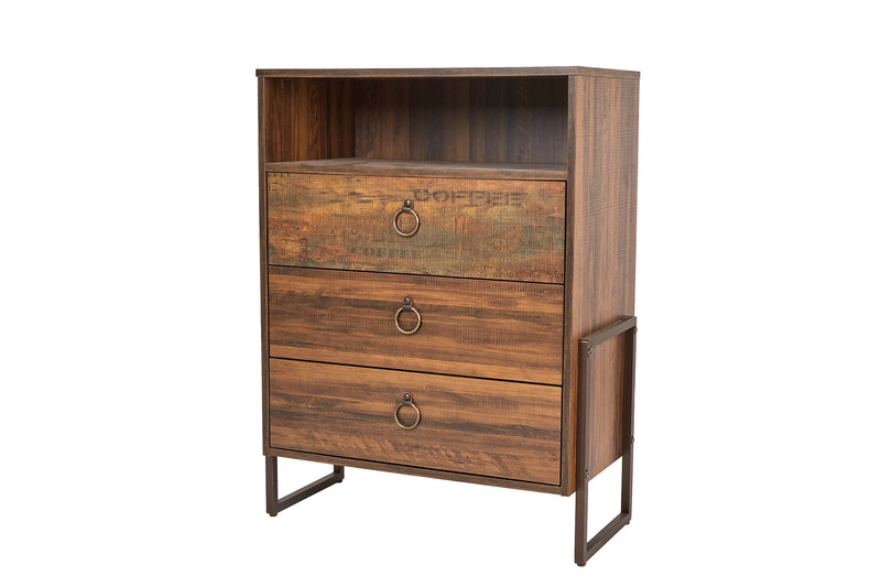 Comoda Cajonera Irina - Nogal Rustico