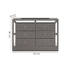 Comoda Cajonera Emilia - Gris
