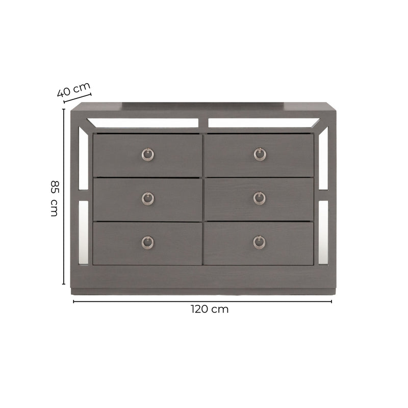 Comoda Cajonera Emilia - Gris