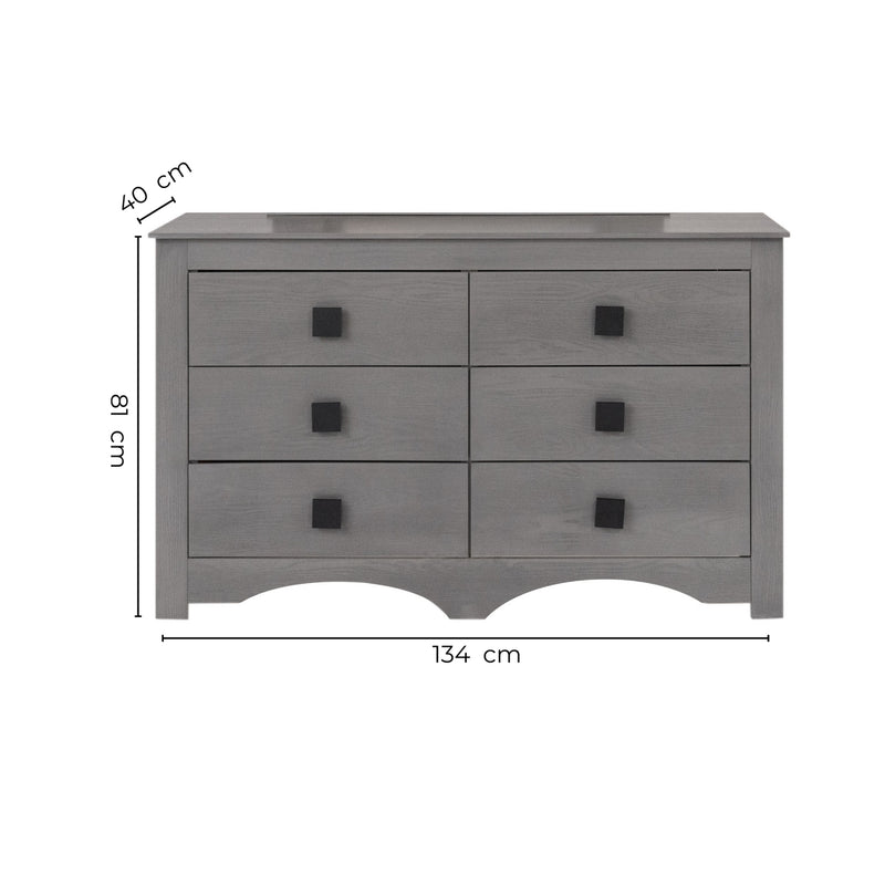 Comoda Cajonera Francia - Gris