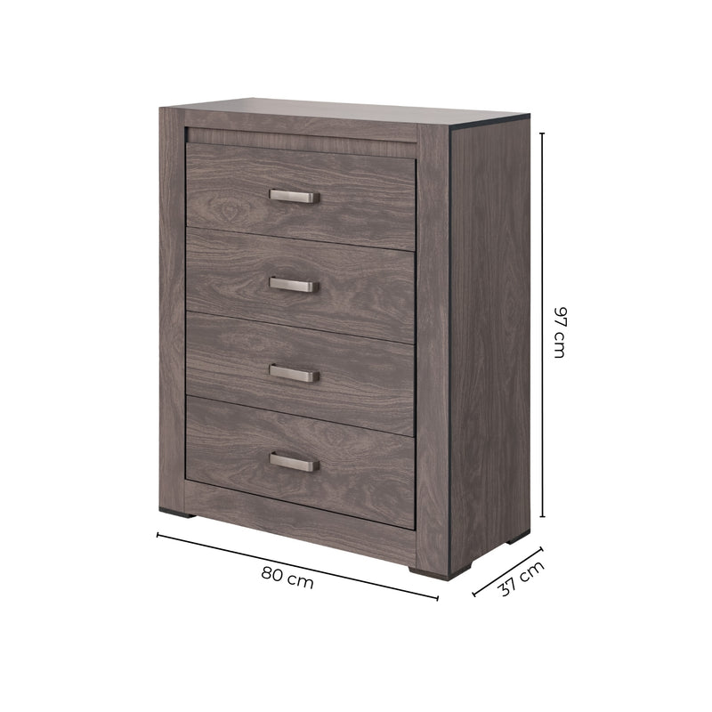 Comoda Cajonera Vizela - Gris