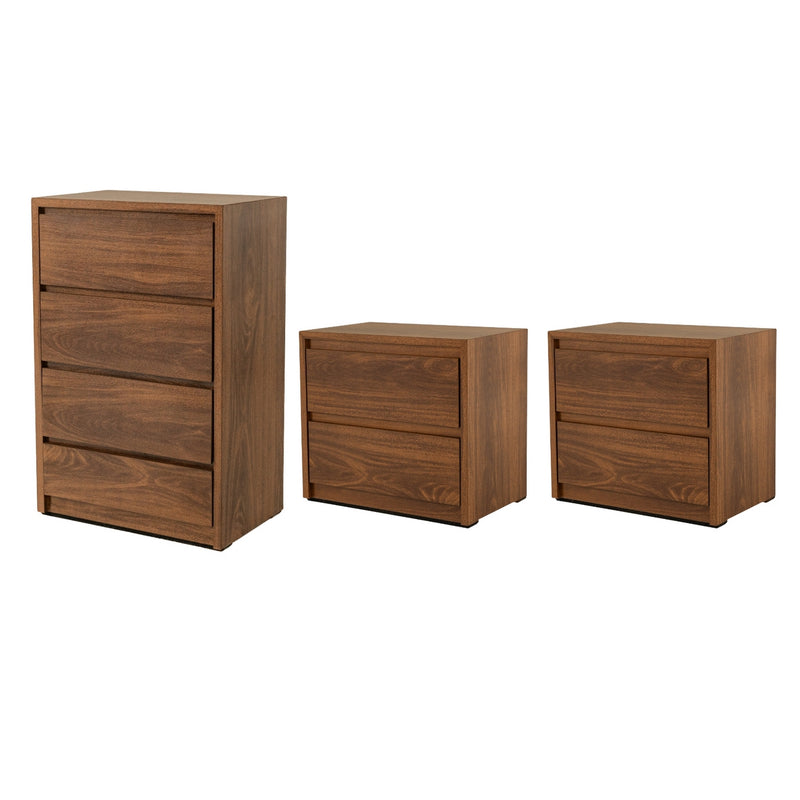 Set de Cajonera y 2 Buros Amaris - Parota