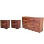 Set de Cajonera y 2 Buros Arlette - Parota