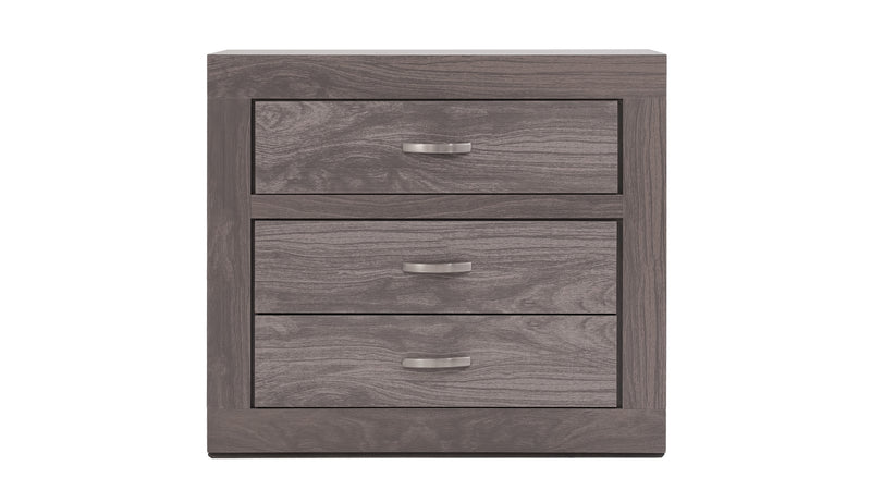 Set de Cajonera y 2 Buros Aurora - Gris