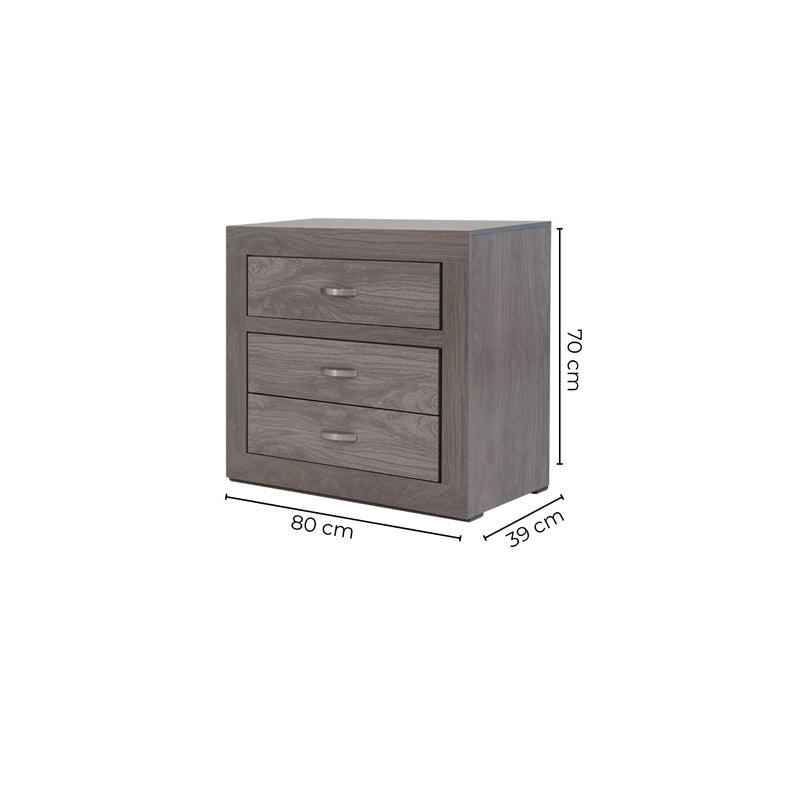 Comoda Cajonera Aurora - Gris