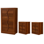 Set de Cajonera y 2 Buros Briara - Parota