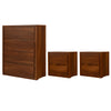 Set de Cajonera y 2 Buros Burella - Nogal