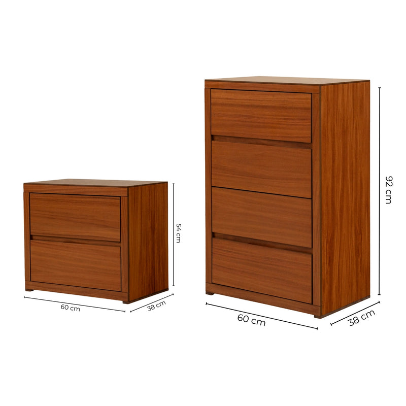 Set de Cajonera y 2 Buros Turquia - Parota