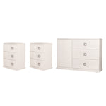 Set de Cajonera y 2 Buros Eloria - Blanco