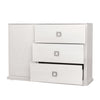 Set de Cajonera y 2 Buros Eloria - Blanco