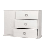 Set de Cajonera y 2 Buros Eloria - Blanco