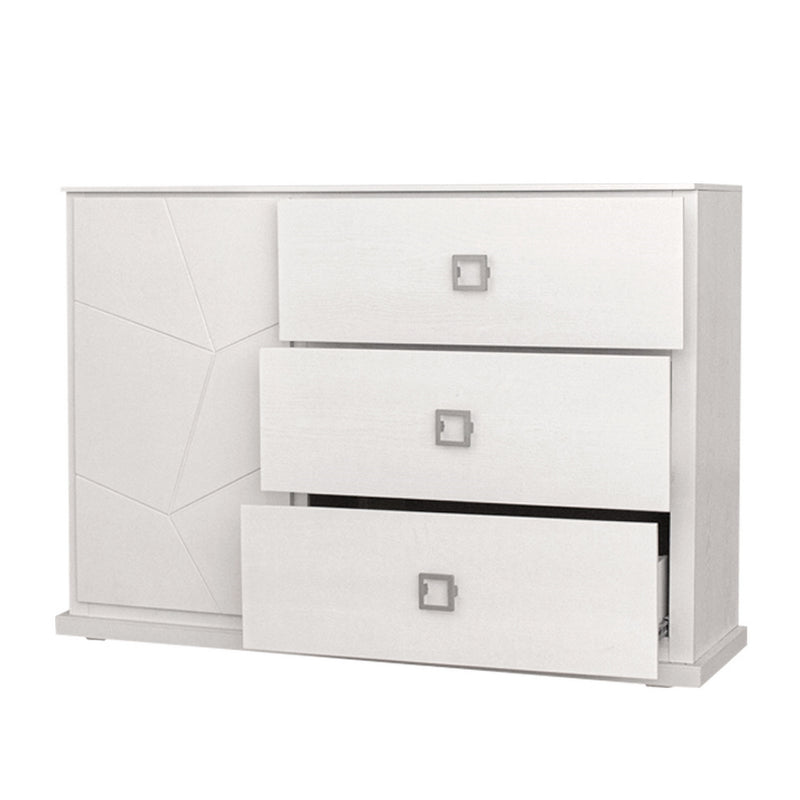 Set de Cajonera y 2 Buros Eloria - Blanco
