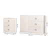Set de Cajonera y 2 Buros Eloria - Blanco