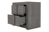 Set de Cajonera y 2 Buros Jazz - Gris