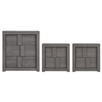 Set de Cajonera y 2 Buros Jazz - Gris
