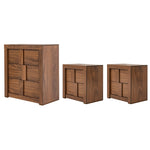 Set de Cajonera y 2 Buros Jazz - Parota