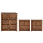 Set de Cajonera y 2 Buros Jazz - Parota