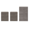 Set de Cajonera y 2 Buros Kirena - Gris