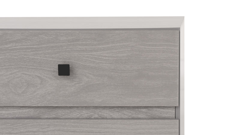 Set de Cajonera y 2 Buros Louis - Gris
