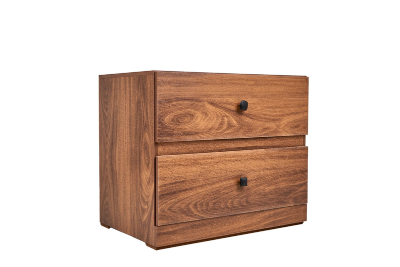 Set de Cajonera y 2 Buros Louis - Nogal