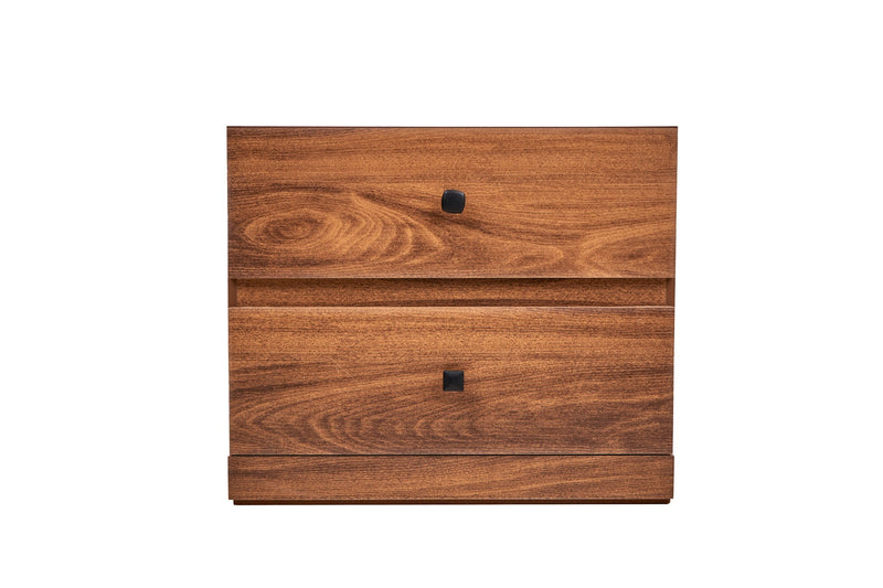 Set de Cajonera y 2 Buros Louis - Nogal