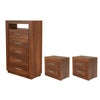 Set de Cajonera y 2 Buros Pamela - Parota