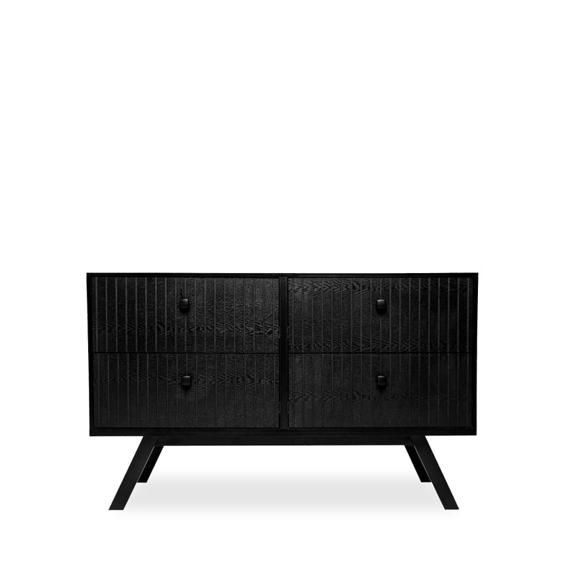 Set de Cajonera y 2 Buros Zenori - Negro