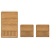 Set de Cajonera y 2 Buros Katir - Natural