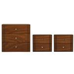 Set de Cajonera y 2 Buros Soreia - Parota