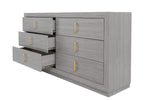 Set de Cajonera y 2 Buros Auma - Gris