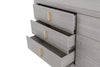 Set de Cajonera y 2 Buros Auma - Gris