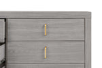 Set de Cajonera y 2 Buros Auma - Gris