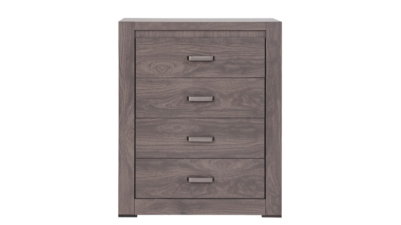 Set de Cajonera y 2 Buros Vizela - Gris