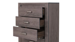 Set de Cajonera y 2 Buros Vizela - Gris
