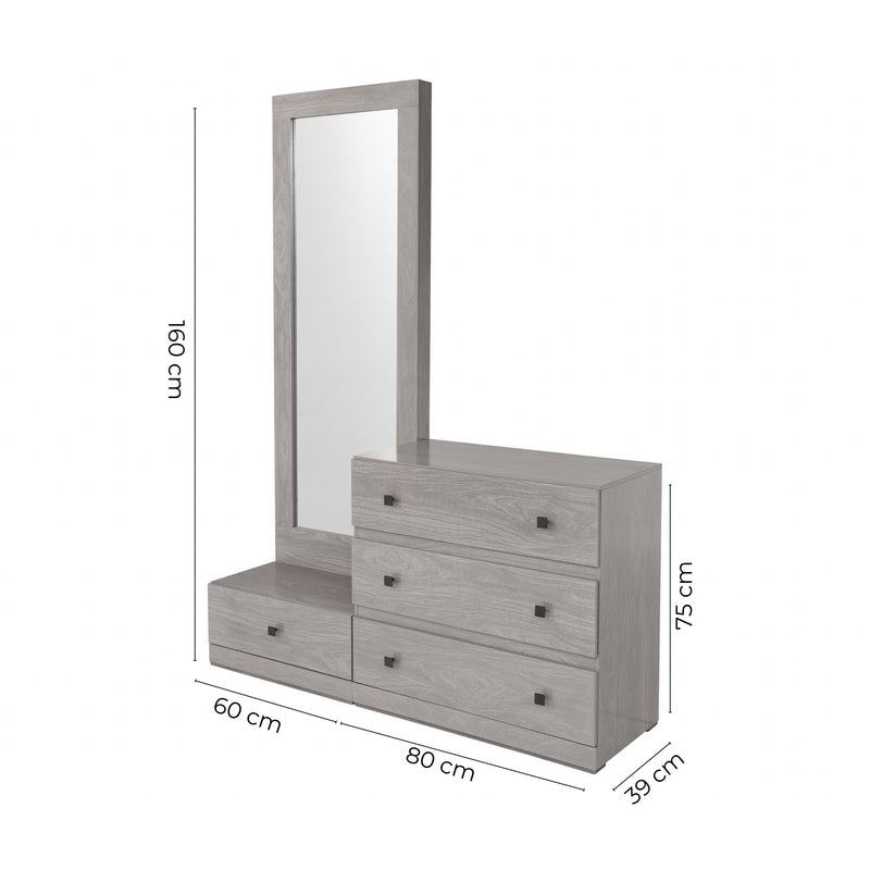 Tocador Louis - Gris
