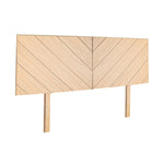 Cabecera King Size - Queen Size Espiga - Nogal