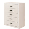 Recamara Queen/Matrimonial 5 Piezas Anna - Blanco